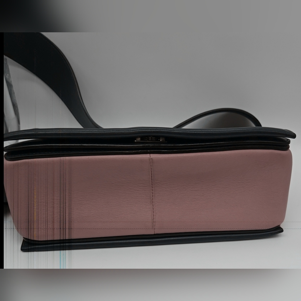 Celine Pink and Gray MEDIUM FRAME Leather Shoulder Bag - Picture 4 of 16
